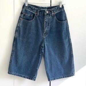 UNIONBAY Oversized Long Denim Shorts Size Small